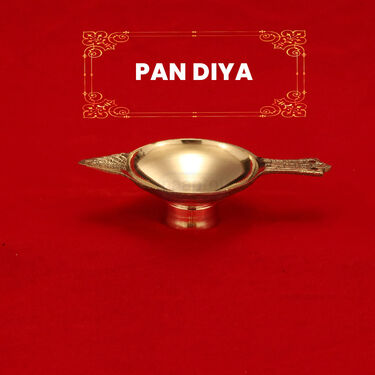 12 Pcs Brass Pooja Thali Set (12BPT1)