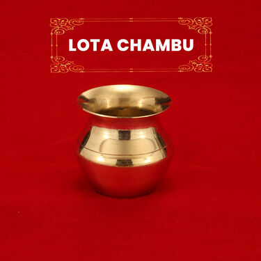12 Pcs Brass Pooja Thali Set (12BPT1)