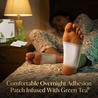Detox Foot patch with Green tea Extract pack of 50 (DTXGT50)