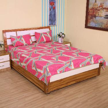 Pack Of 8 Double Bed Sheets With16 Pillow Covers Free (8BS64)