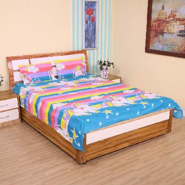 Pack Of 8 Double Bed Sheets With16 Pillow Covers Free (8BS64)