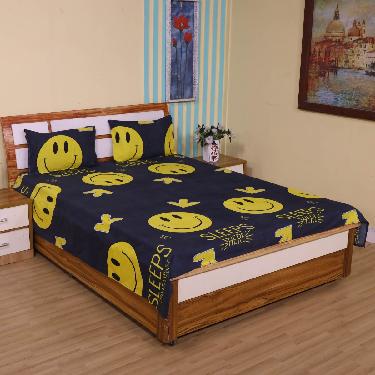 Pack Of 8 Double Bed Sheets With16 Pillow Covers Free (8BS64)