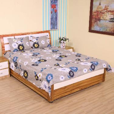 Pack Of 8 Double Bed Sheets With16 Pillow Covers Free (8BS64)