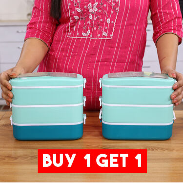 3 Layer Leak Proof Lunch Box - B1G1 (3LLB1G1)