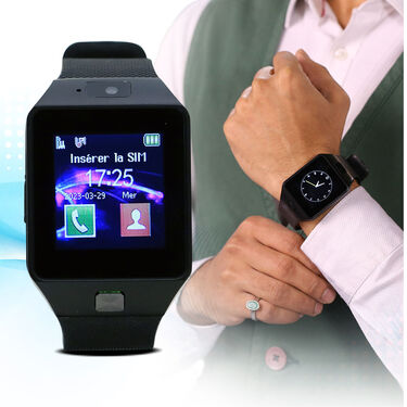 3 in 1 Smart Mobile Watch + Free Wireless Bluetooth Earpods with Charging Case & Inbuilt Powerbank (BCSW10)