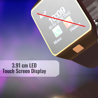 3 in 1 Smart Mobile Watch + Free Wireless Bluetooth Earpods with Charging Case & Inbuilt Powerbank (BCSW10)