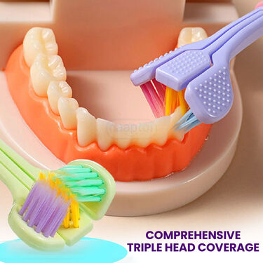 Triple Angle Toothbrush Ultra Soft Bristles Buy 1 Get 1 (2B2)