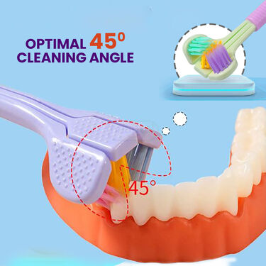 Triple Angle Toothbrush Ultra Soft Bristles Buy 1 Get 1 (2B2)