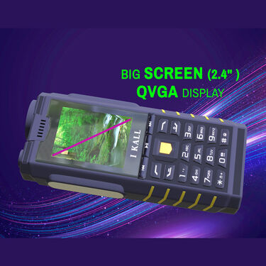 4 SIM Big Battery Big Mobile with Inbuilt Powerbank, Torch And Emergency Light (K41)