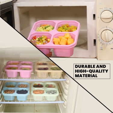 Set Of 4 - 4 Compartment Multi Utility Storage Box (4CSB1)