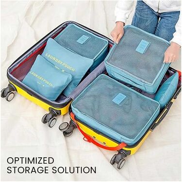 6 Pcs Travel Suitcase Organiser (6TO-1)