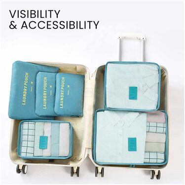 6 Pcs Travel Suitcase Organiser (6TO-1)