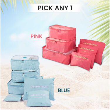 6 Pcs Travel Suitcase Organiser (6TO-1)