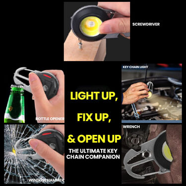 6 In 1 Rechargeable Key Chain Light (L33)