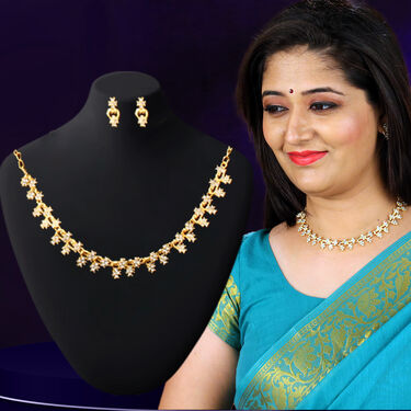 7 Austrian Diamond Necklace Set (7AUD2)
