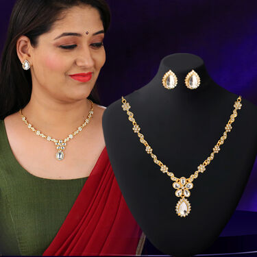 7 Austrian Diamond Necklace Set (7AUD2)