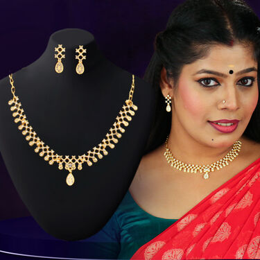 7 Austrian Diamond Necklace Set (7AUD2)