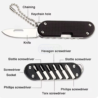 7 in 1 Mini Tool Adjustable Screwdriver (D23)