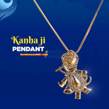 American Diamond Kanha ji Pendant Set (ADKPS1)