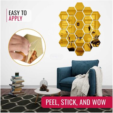 Acrylic Mirror Stickers For Wall Pick Any 1 (MWS-1)