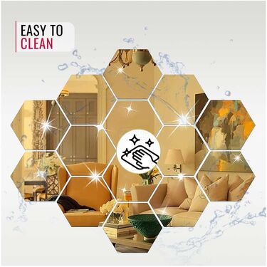 Acrylic Mirror Stickers For Wall Pick Any 1 (MWS-1)