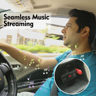 Car Bluetooth Device With Call Receiver FM Transmitter For Music Fast Charger (BLCC)