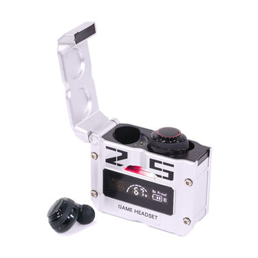 Bluetooth Headset with Mic Inbuilt Screen + Emergency Power Bank (TWS19)