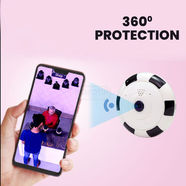 Smart 360 DEGREE Live WIFI Camera With Talk Back Feature (CCTV8)