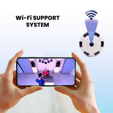 Smart 360 DEGREE Live WIFI Camera With Talk Back Feature (CCTV8)