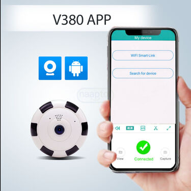Smart 360 DEGREE Live WIFI Camera With Talk Back Feature (CCTV8)