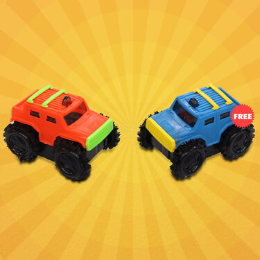 Colourful Tumbling Police Car - B1G1