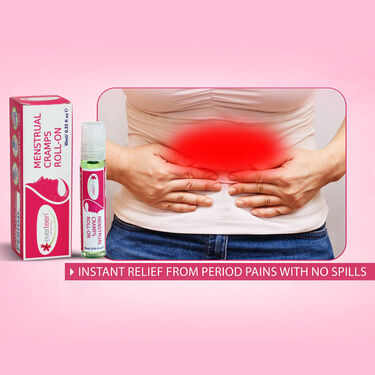 Cramp Relief Roll-on + Intimate Wash Period Care Combo