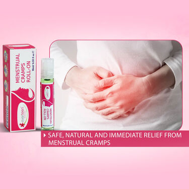 Cramp Relief Roll-on + Intimate Wash Period Care Combo