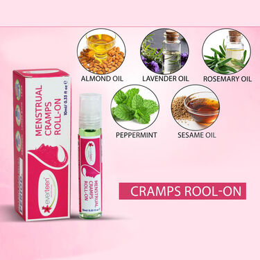Cramp Relief Roll-on + Intimate Wash Period Care Combo