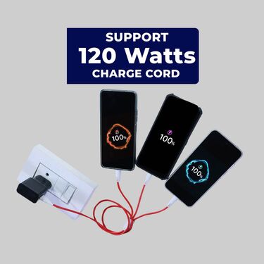 3 in 1 120W Fast Charging Type C Cable Buy 1 Get 1 Free (FCT)