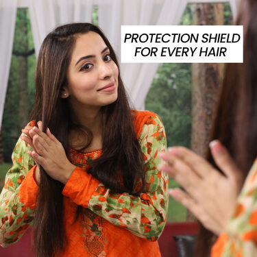 Heat Protecting Serum with Free Hair Straightener