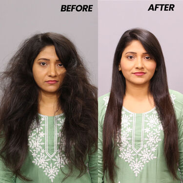 Heat Protecting Serum with Free Hair Straightener