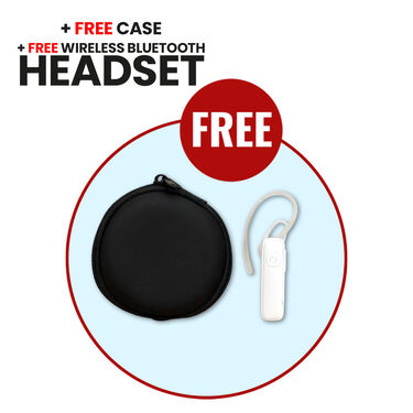 Infinity Display Calling Smart Watch + Wireless Magnetic Charger + Free Case + Free Wireless Bluetooth Headset (SWC7)