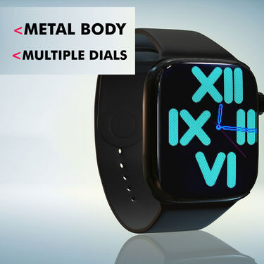 Infinity Display Calling Smart Watch + Wireless Magnetic Charger + Free Case + Free Wireless Bluetooth Headset (SWC7)