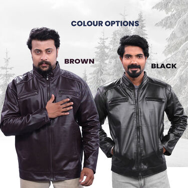 Pick any 1 Mens Leatherite Jacket (LJ-1)