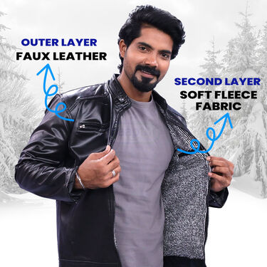 Pick any 1 Mens Leatherite Jacket (LJ-1)