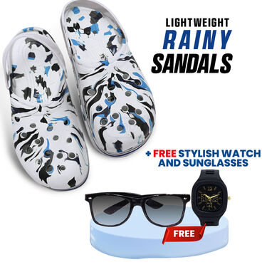 Lightweight Rainy Sandals + Free Stylish Watch And Sunglasses (FRSC1)
