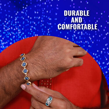 Evil Eye Bracelet + Majestic OWL Ring (MGJ52)