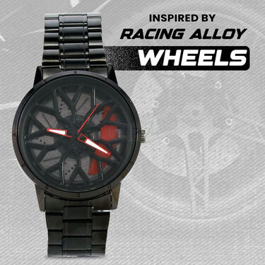 Designer Spinning Car Wheel Watch (MGW26)
