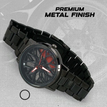Designer Spinning Car Wheel Watch (MGW26)