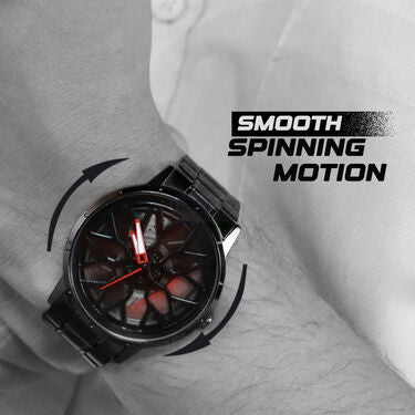 Designer Spinning Car Wheel Watch (MGW26)