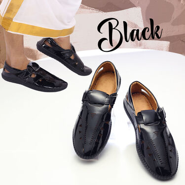Mens Stylish Shiny Sandals Pick Any 1 with Free Watch + Sunglasses + Wallet (SW80)