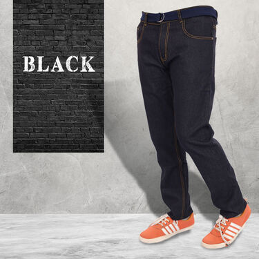 Mr. Tusker Set of 3 Denims with Free Belt (3DCB-1)