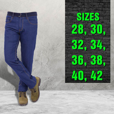 Mr. Tusker Set of 3 Denims with Free Belt (3DCB-1)