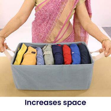 Pack of 2 Multi Utility Open Storage Organizer Box (MSB1)